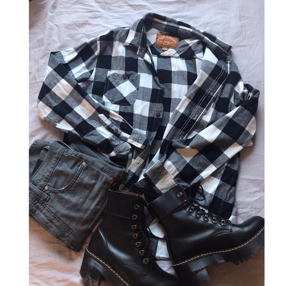 Soft and warm vintage flannel